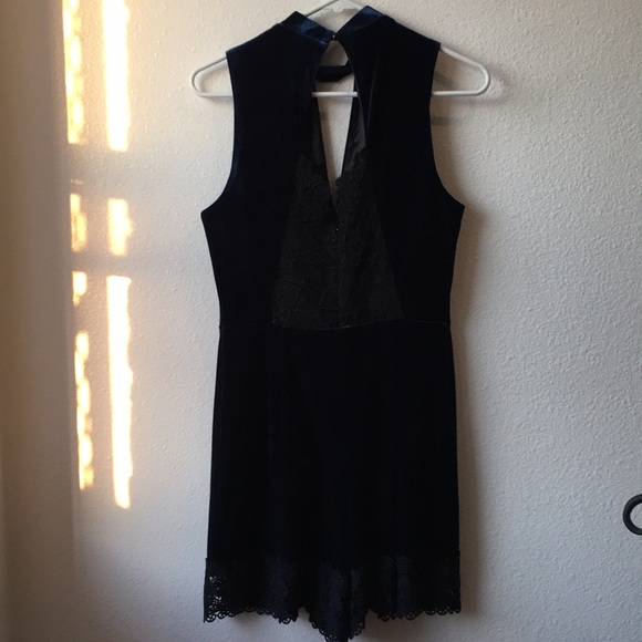 Topshop Velvet Romper - Picture 6 of 8